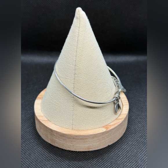 🪶ALEX AND ANI🪶Feather Charm Bangle in RafaelianSilver/EUC - Picture 5 of 8